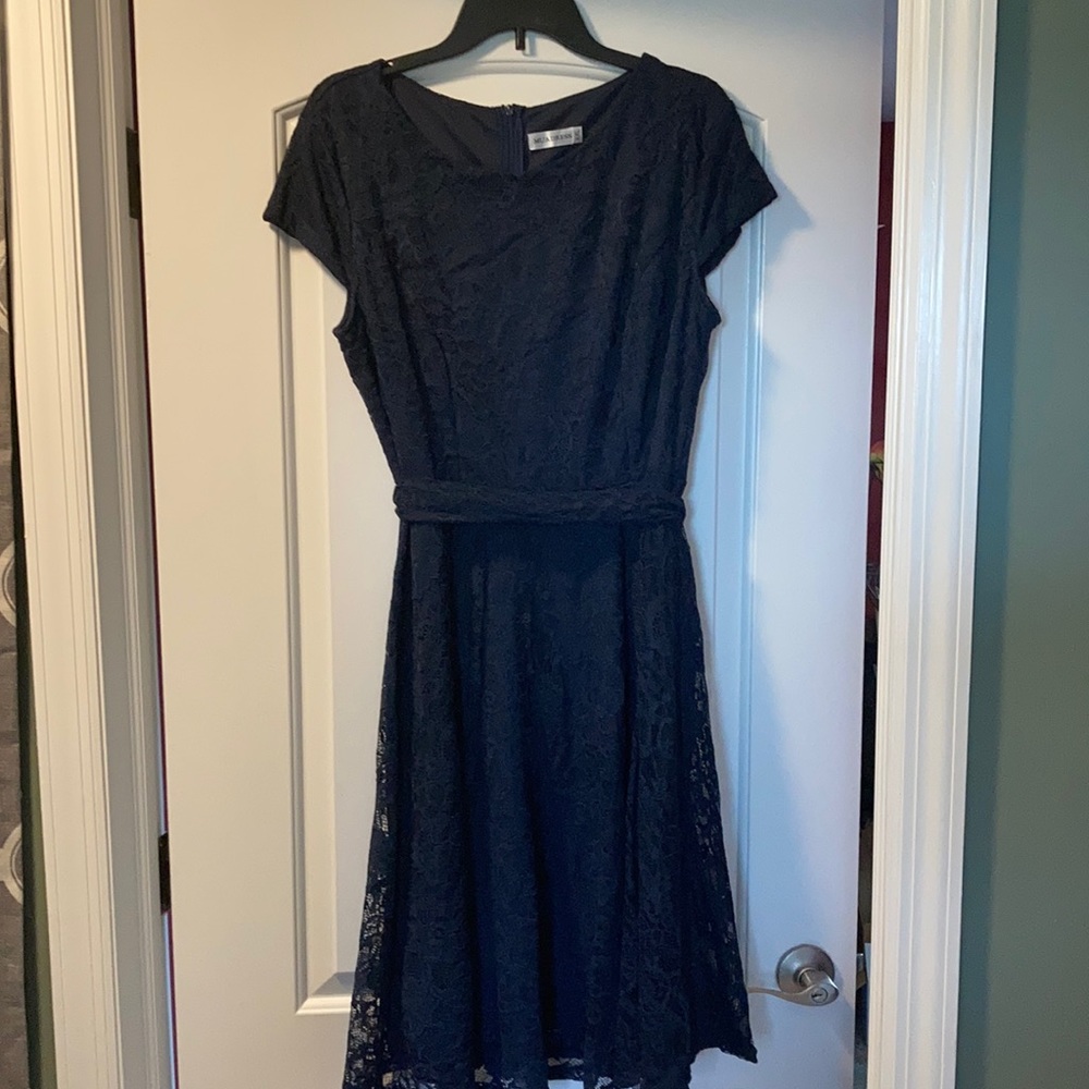 Never worn dark blue dress